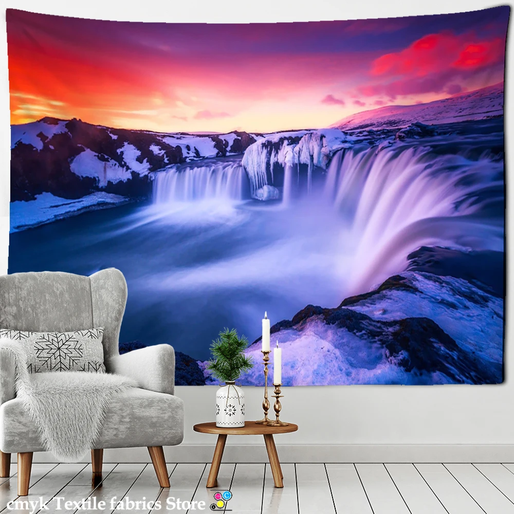 Подвесной Настенный психоделический таинственный натуральный гобелен хиппи