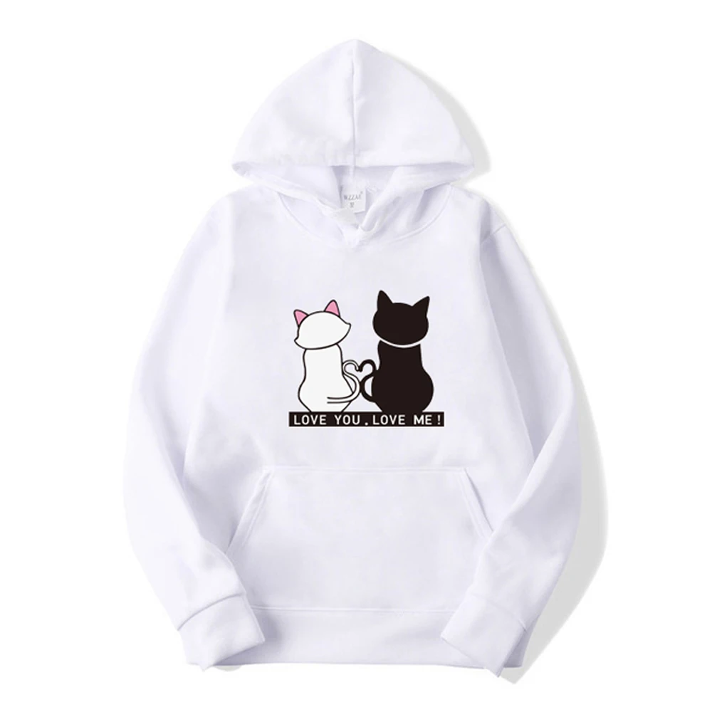 

Hoodies Women Casual Hooded Sweatshirt Male Classic Color Pullover Harajuku Hooded Tops Fashion Spring and Autumn Clothes S-4XL