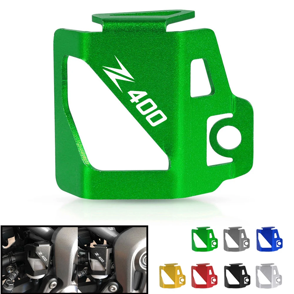 

Motorcycle Accessories Rear Brake Fluid Reservoir Guard Protector For Kawasaki Z400 Z 400 2017 2018 2019 2020 2021 2022 NINJA
