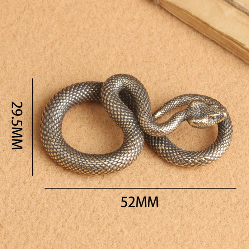 

Миниатюрная медная статуэтка змеи GCDHome