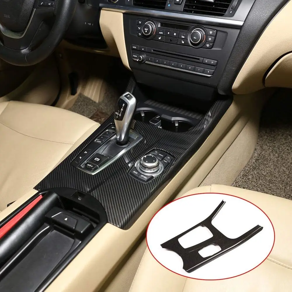 

ABS Center Console Gear Shift Panel Cover Trim For BMW X3 F25 X4 F26 2014-2017