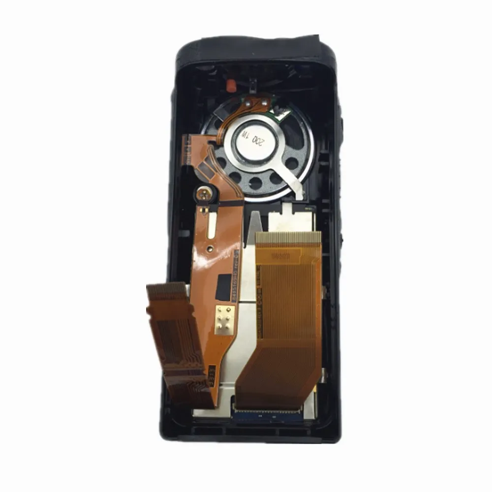 Black Housing Case Front Shell+Dust Cover+Knob +Keypad+Flex Cable Horn For Motorola GP338 Radio Walkie Talkie Accessories