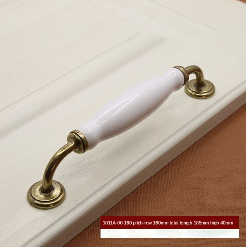 Античные бронзовые керамические ручки для шкафов