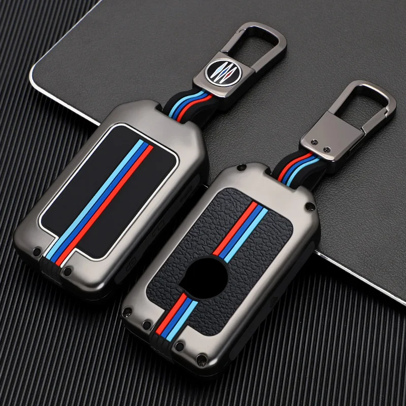 

Zinc Alloy Car Key Case for Volvo S90 V90 XC40 XC90 2017-2020 Smart Keyless Remote Fob Cover Protector Bag Auto Accessories