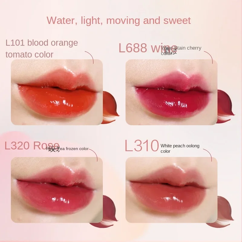 Yy кожаный медведь пудинг зеркальный лак для губ мини-помада бренд