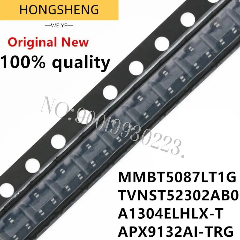 

Новинка 100%, 10 шт./лот MMBT5087 MMBT5087LT1G 2Q TVNST52302AB0 TVNST52302ABO A1304ELHLX-T A1304ELHLX APX9132AI-TRG SOT23-3 100%