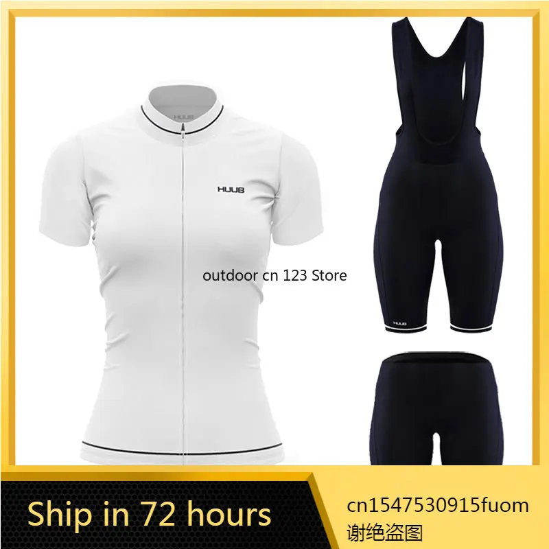 

HUUB Woman Bicycle Clothing Mountain Cycling Jersey Women Mtb Road Bike Shorts And T-shirt Cycling Suit Conjunto Ciclismo Mujer