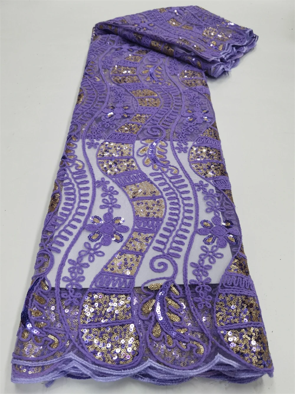 

Женская кружевная ткань, 2022, Высококачественная Тюлевая сетчатая кружевная ткань для свадебного платья в нигерийском стиле, пошив QX045