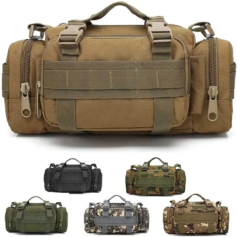 

Outdoor Military Tactical Backpack Pack Waist Bag Molle Camping Hiking Fishing Pouch 3P Trekking Camouflage Army Backpack