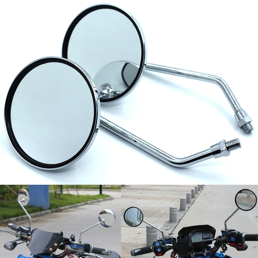 

Universal Motorcycle Back Side Mirrors 10mm Motorbike Rear View Mirror For YAMAHA MT-07/FZ-07 FJ-09 MT-09/SR/FZ09 FZ1 FAZER FZ16