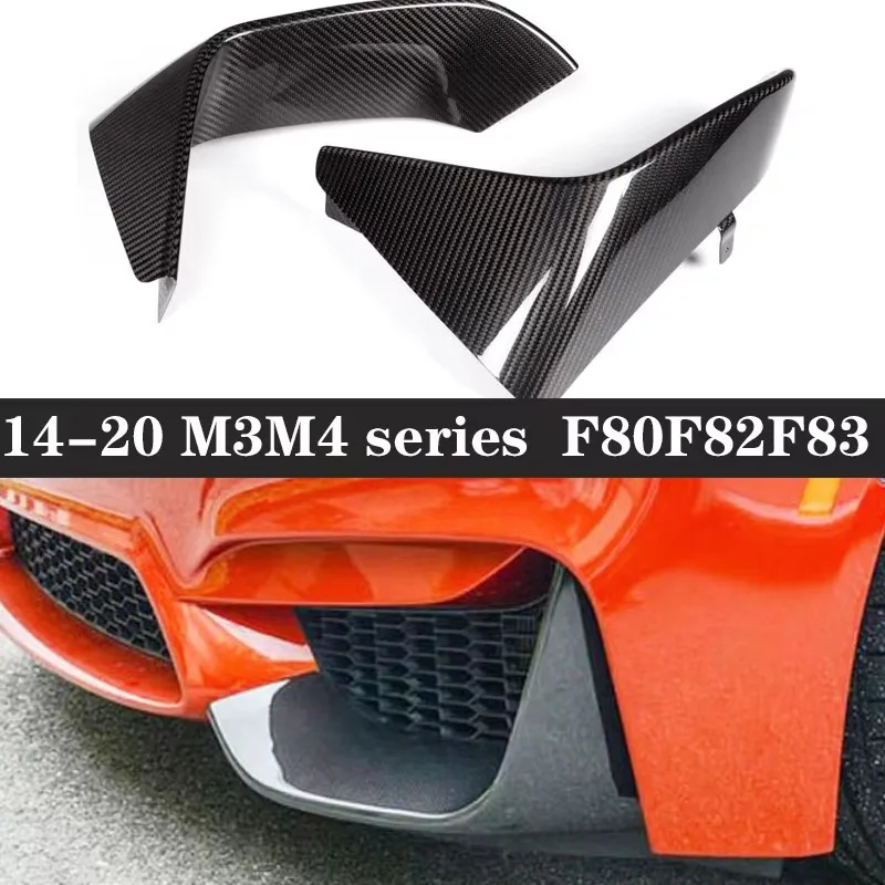 Для BMW M3 F80 M4 F82 F83 угловая обертка из углеродного волокна автомобильный бампер