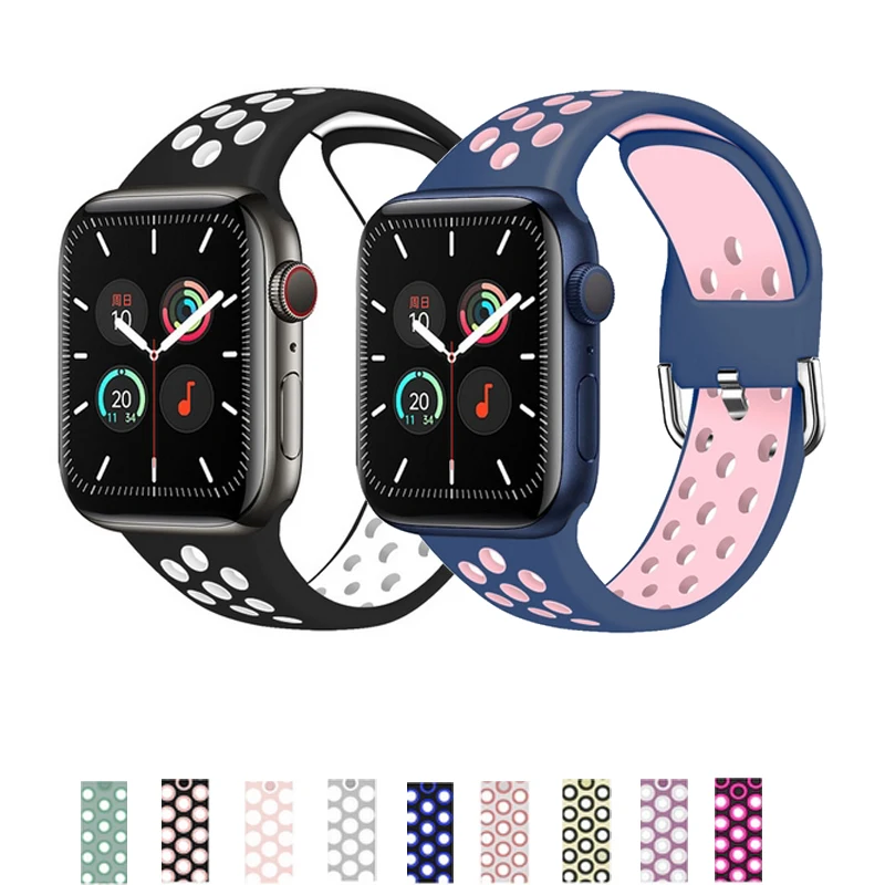 

For Apple Watch SE 8 7 6 5 4 Band 38MM 40MM 41MM Silicone SoloLoop Bracelet Strap Sports iWatch Series Belt 49MM 44MM 45M Girdle