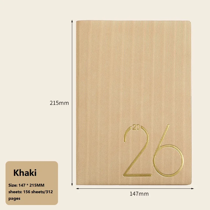 Zoecor 2026 Daily Planner Notebook