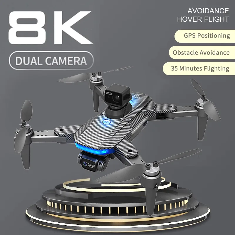 

Квадрокоптер HJ90 PRO складной с GPS, 8K, двойная HD-камера
