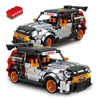 technical hard top car building blocks vehicle model bricks set moc kids construction toys for children boys gifts