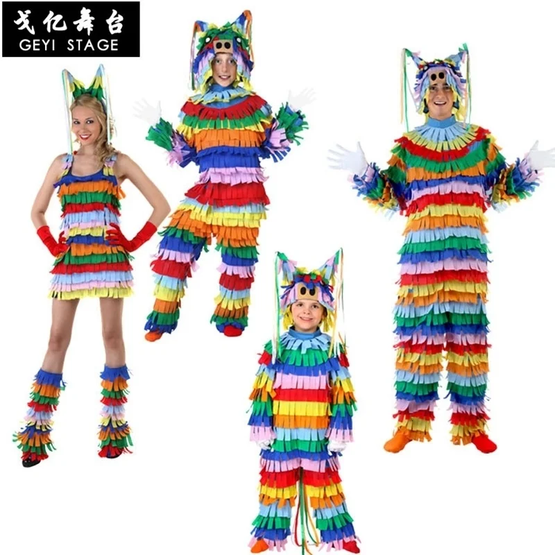 

New colored family cans girls cosplay Halloween costume grown-up girl outfit present for the fantasy kid costume party dress