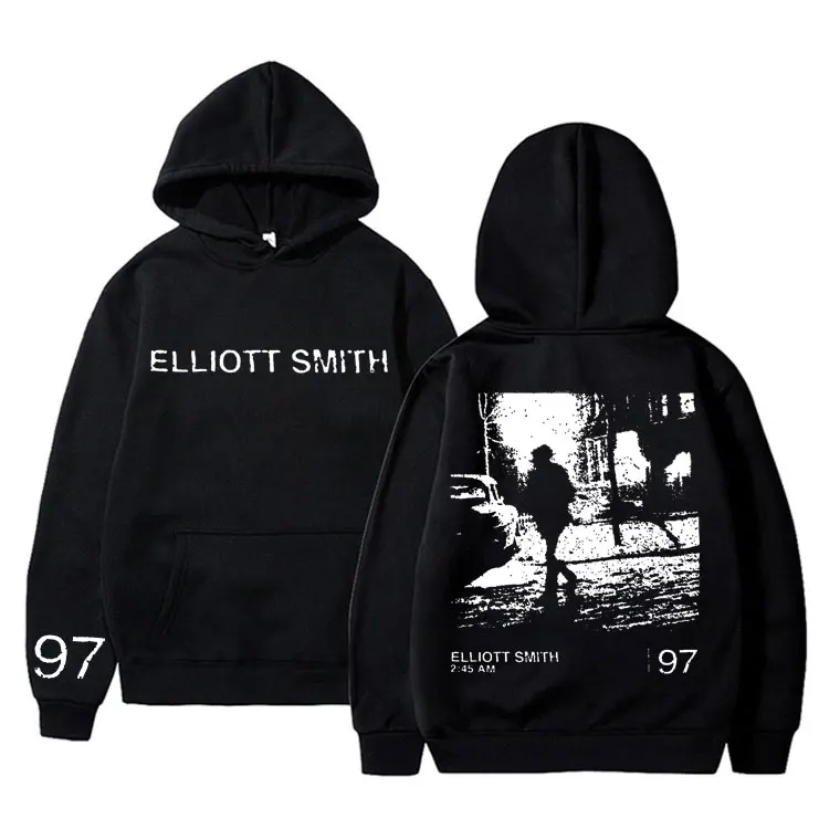 

Vintage Elliott Smith Album Hoodie The Smiths Sweatshirt Men Women 90s Oversized Hoodies Streetwear Male Fleece Cotton Pullover