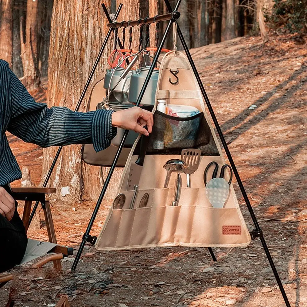 

Oxford Cloth Tableware Storage Hanging Holder Bags Triangle Bag Storage Bag Cutlery Organizer Tableware Storage Bag