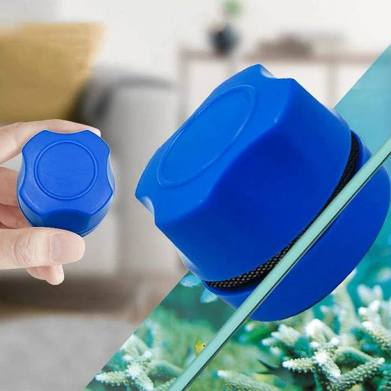 

Aquarium Fish Tank Magnetic Clean Brush Glass Floating Algae Scraper Curve Glass Cleaner Scrubber Tool Window Cleaning Magnet