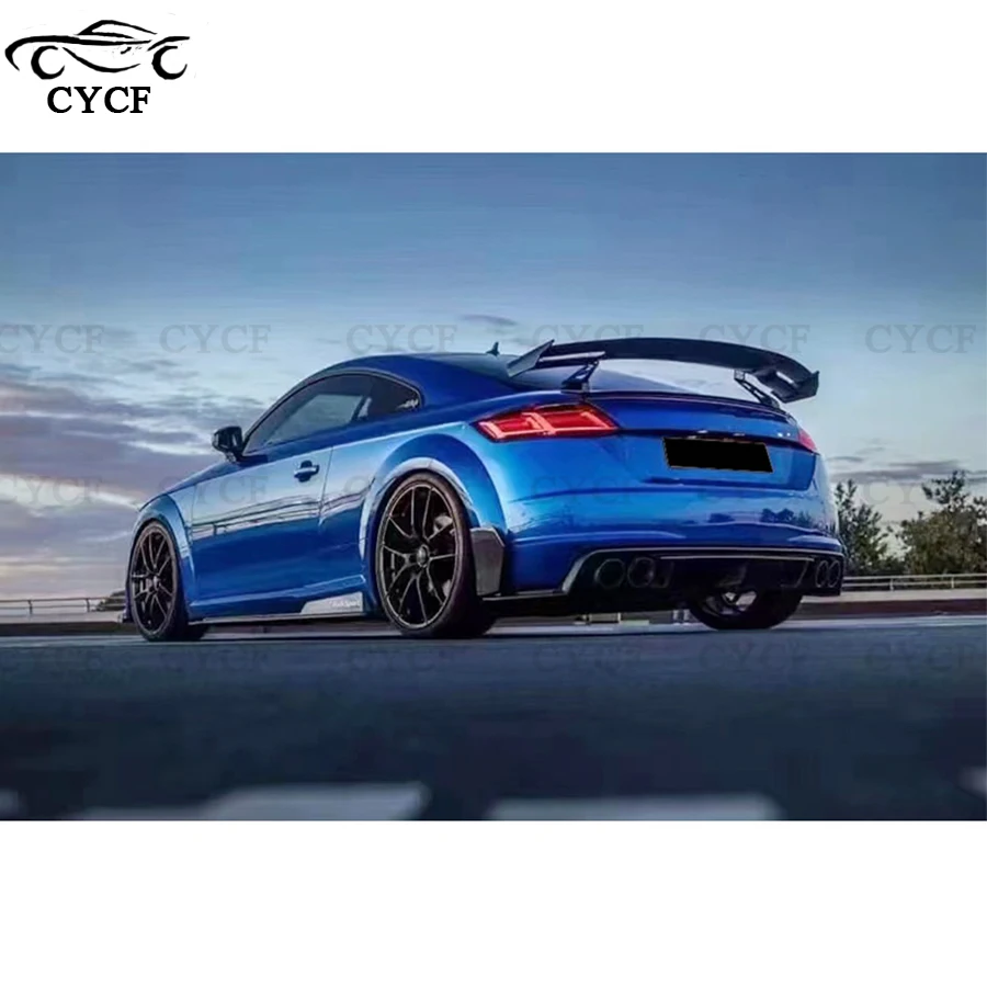 Для Audi TT RS Стиль Высокое качество Углеродное волокно Задний спойлер Утконос