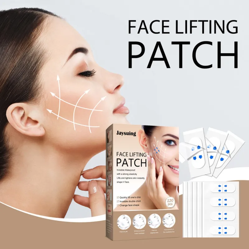 

120Pcs/Set Invisible Face Lifter Face Slimming Sticker Lift and Tighten Chin Up Lighten Fine Lines Shape Small V-face Skin Care