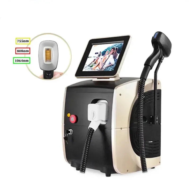 

Best Permanent Depilation Remove Diode Laser Hair Removal Machine 755nm 808nm 1064nm 3 Wavelengths