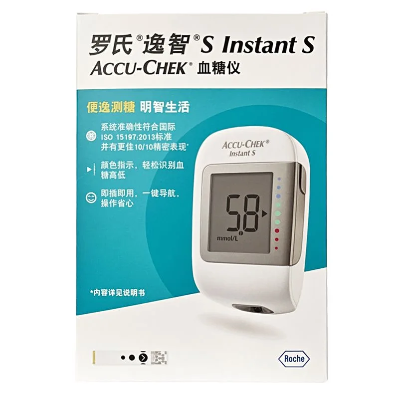 Accu Chek Instant S Измеритель уровня глюкозы в крови тестовые полоски фанци набор для
