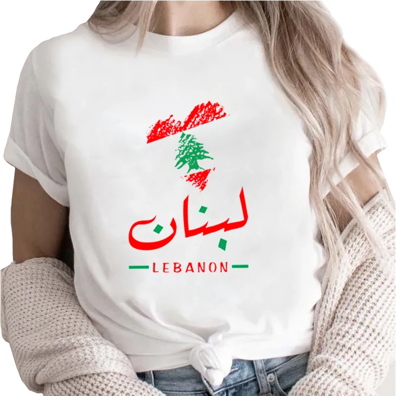 Винтажная рубашка большого размера в стиле Ливан 2024 круглый вырез с картой