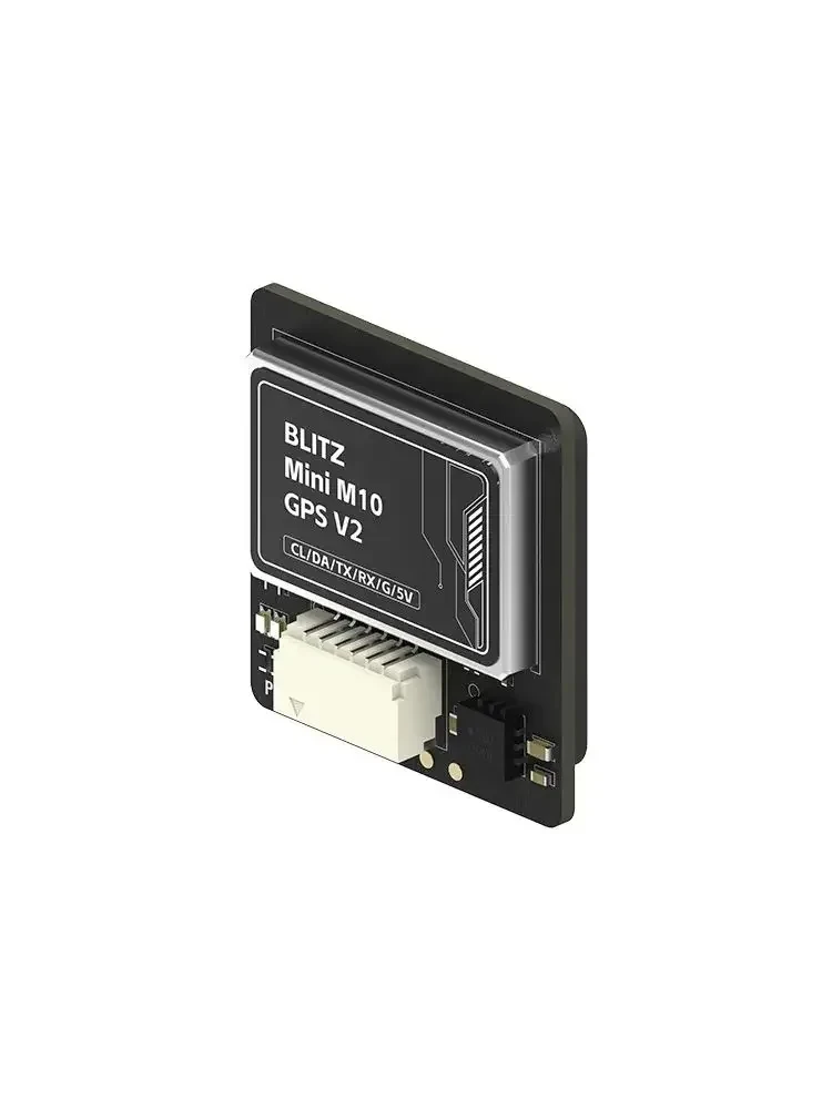 Фото iFlight BLITZ M10 V2 Mini GPS с интегрированным модулем компаса QMC5883L, встроенным кварцевым резонатором TCXO и конденсатором Фарада для FPV-дронов №1