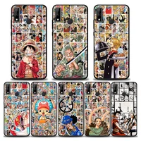 for huawei mate 10 20 lite 40 pro cases soft tpu back cover anime one piece luffy phone case for huawei y6 y7 y9 2019 y8s coque