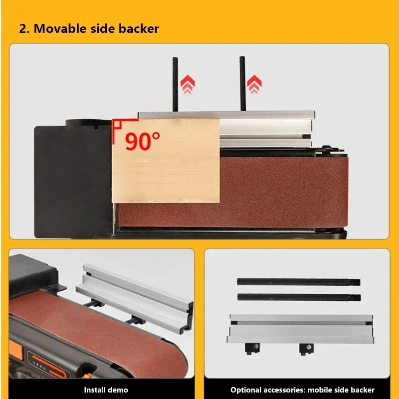 BD6100 6*10 мм ленточная шлифовальная машина полировальный станок электрическая