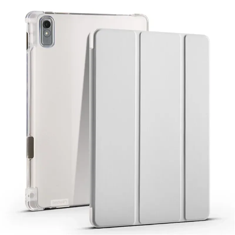 Чехол Funda для Lenovo Tab P11 Gen 2 Gen2 с держателем карандашей прозрачный мягкий