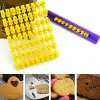 biscuits baking printing alphabet mold cookies cutter word press stamp chocolates cake curling embossing diy kitchen accessories