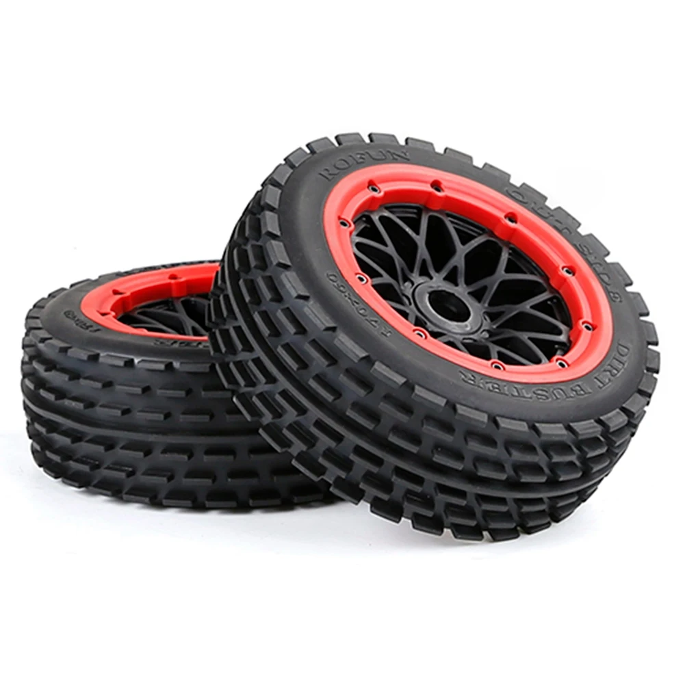 

Off-Road Front Tyres Thickened Wheel Set for 1/5 HPI ROFUN ROVAN KM BAJA 5B Rc Car Parts,Red