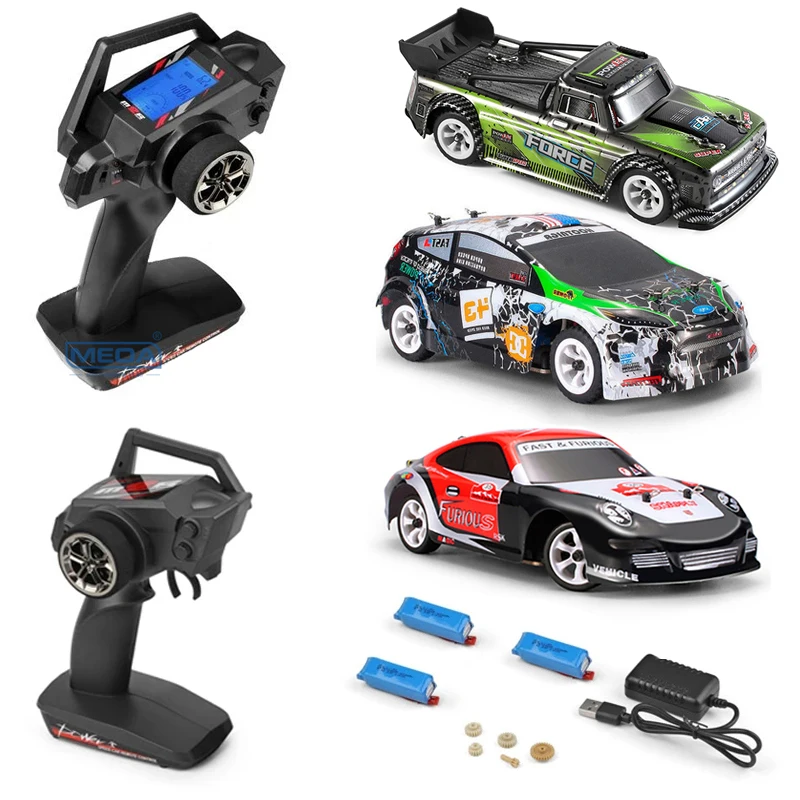 Wltoys RC 1/28 30Km/H 284131 K989 With Upgrade LCD Remote Control High Speed Racing Mosquito 2.4GHz Off-Road RTR Rally Drift Car