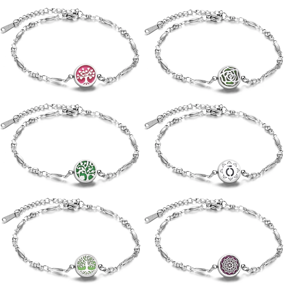 Ароматерапия ювелирные изделия эфирное масло диффузор браслет DIY Мини