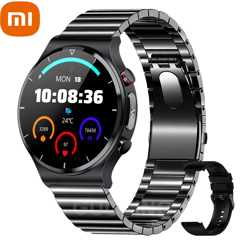 

Xiaomi 2022 PPG+ECG Smart Watch Men Full Touch Sport Blood Pressure Heart Rate Temperature Monitor Smart Watch for Android IOS