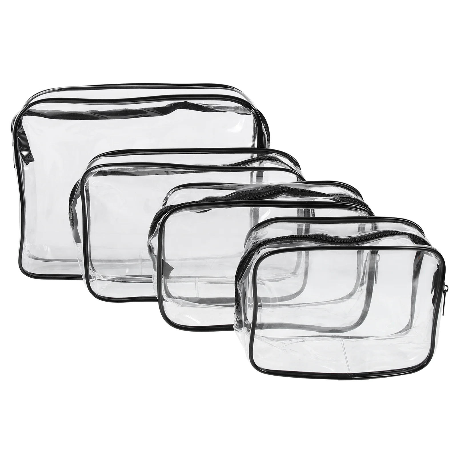 

Bag Pouchstorage Toiletry Makeup Clear Zippertravel Transparent Carry Waterproof Case Organizer Handbag Pvcmake Large Smallset