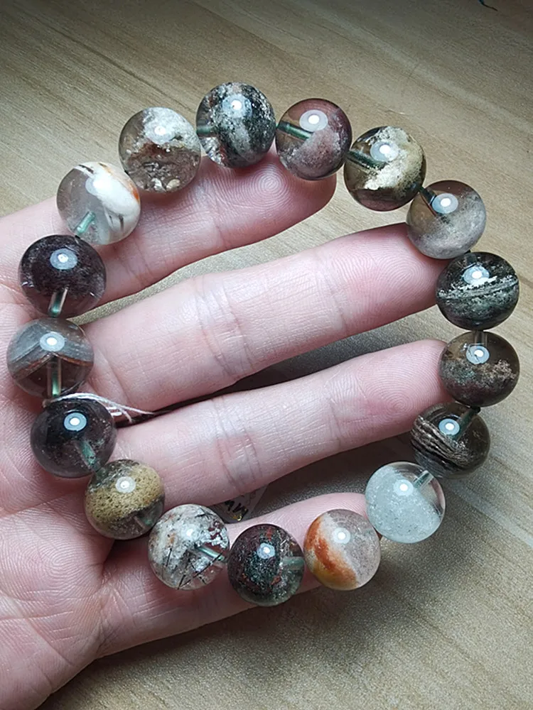 Натуральный бразильский цветной браслет-призрак для мужчин и женщин четыре