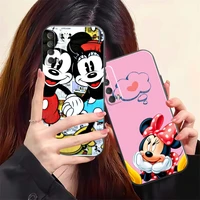 disney mickey mouse phone case for huawei y7s y9a y6 2019 y7p 2020 y8s y7 2019 y9 2019 back coque black