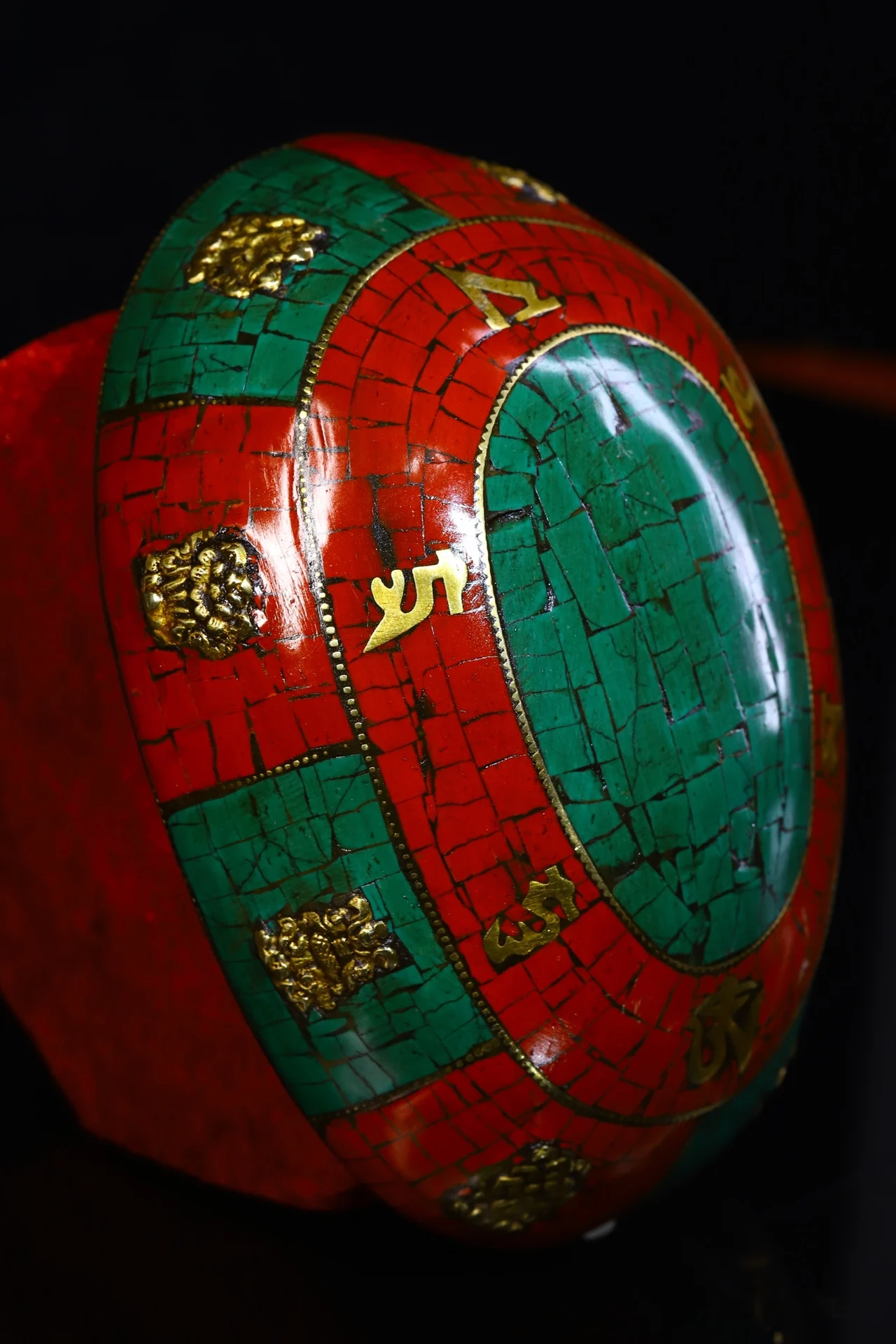 Коллекция тибетских храмов 4 дюйма подвеска с рисунком в виде шести лампочек цвет