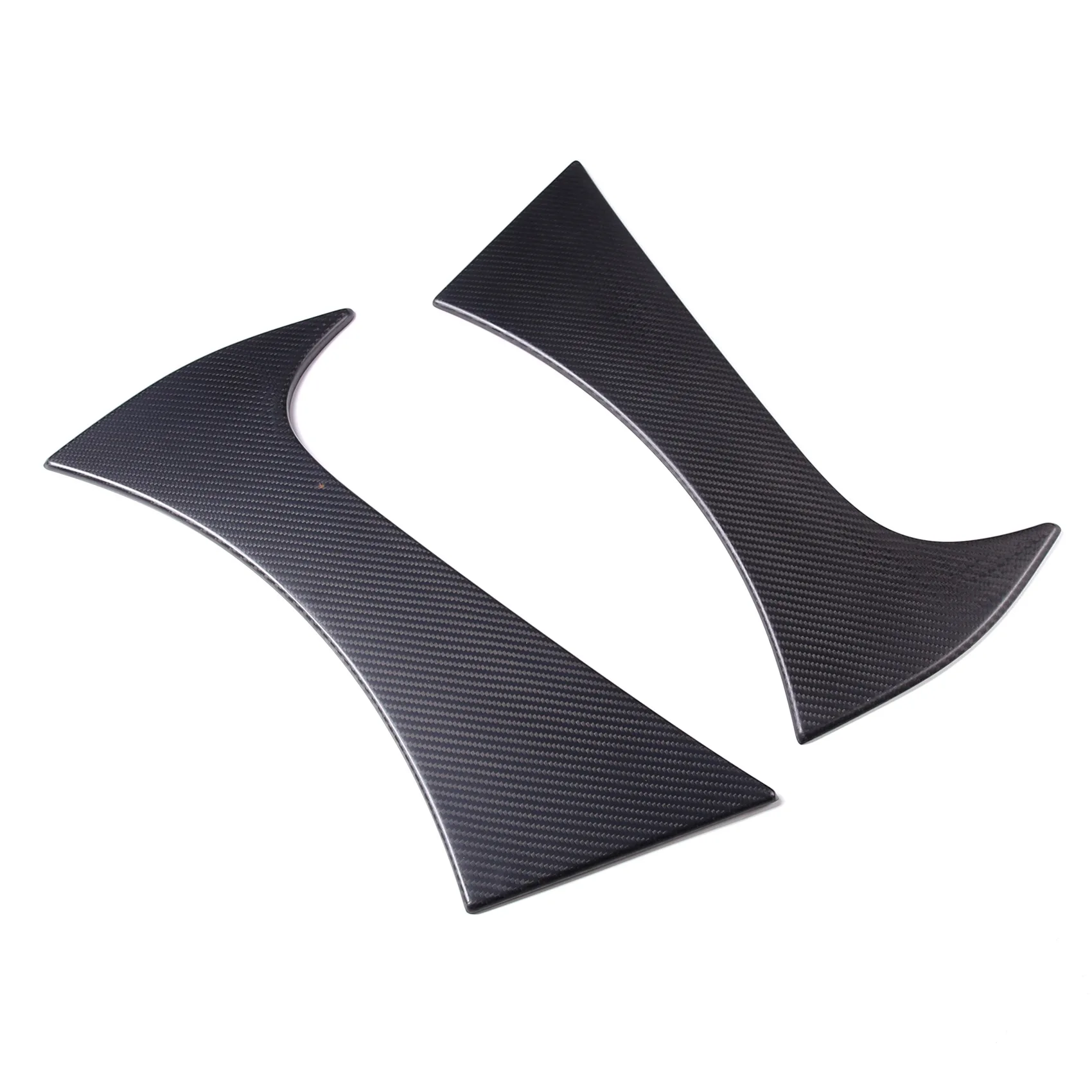 

Car Real Carbon Fiber Rear Triangle Decorative Plates Cover Trim Stickers for Subaru BRZ Toyota 86 2022