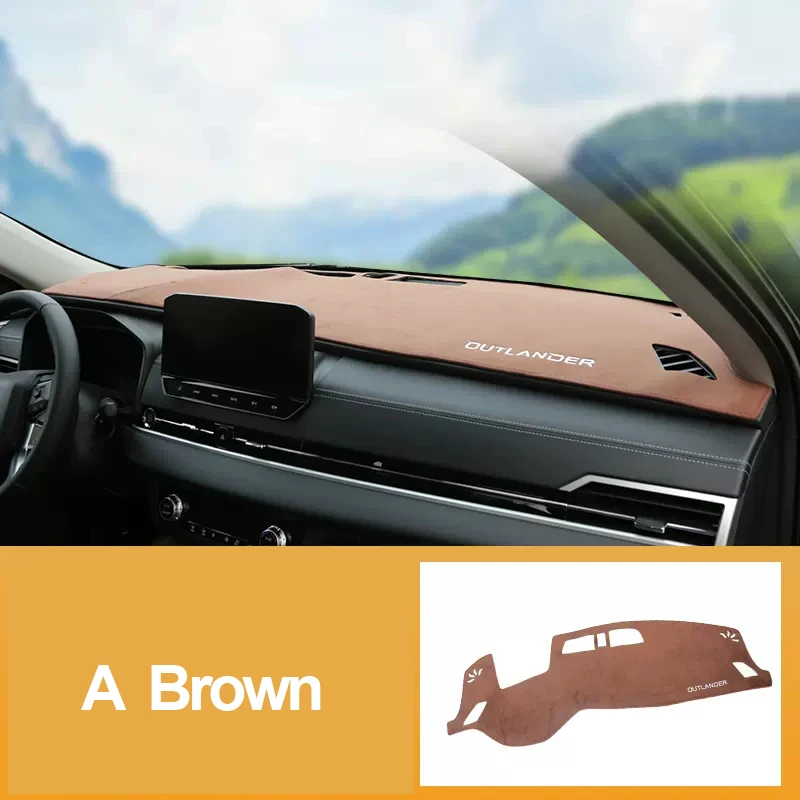 

Для Mitsubishi Outlander IV 4 MK4 GM GN PHEV 2022 2023 2024, крышка приборной панели автомобиля, избегайте световых накладок, анти-УФ-коврики, аксессуары