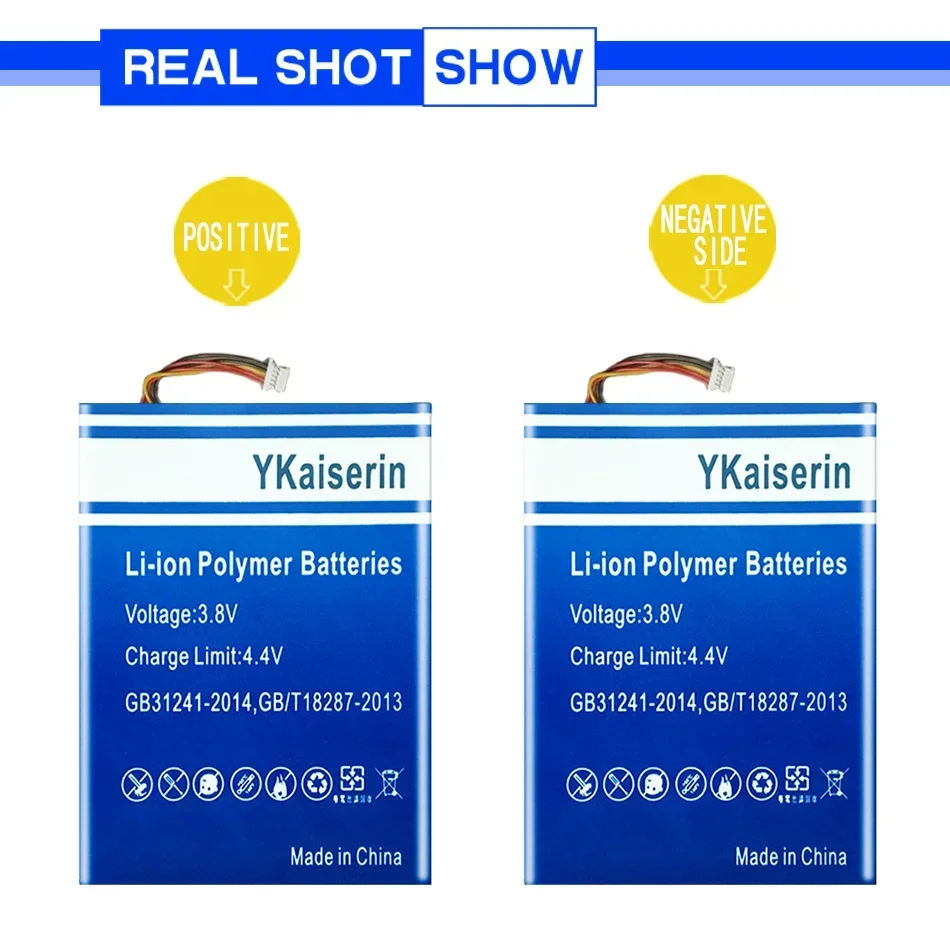 YKaiserin аккумулятор 9100 мАч для Teclast ID N6H1 P20HD 98 4G 5-проводная вилка аккумуляторы