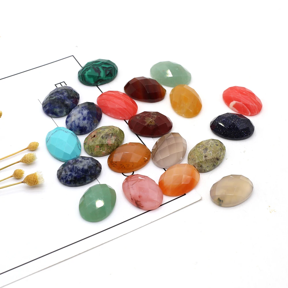 5 шт. бусины-кабошоны из натурального камня | Украшения и аксессуары