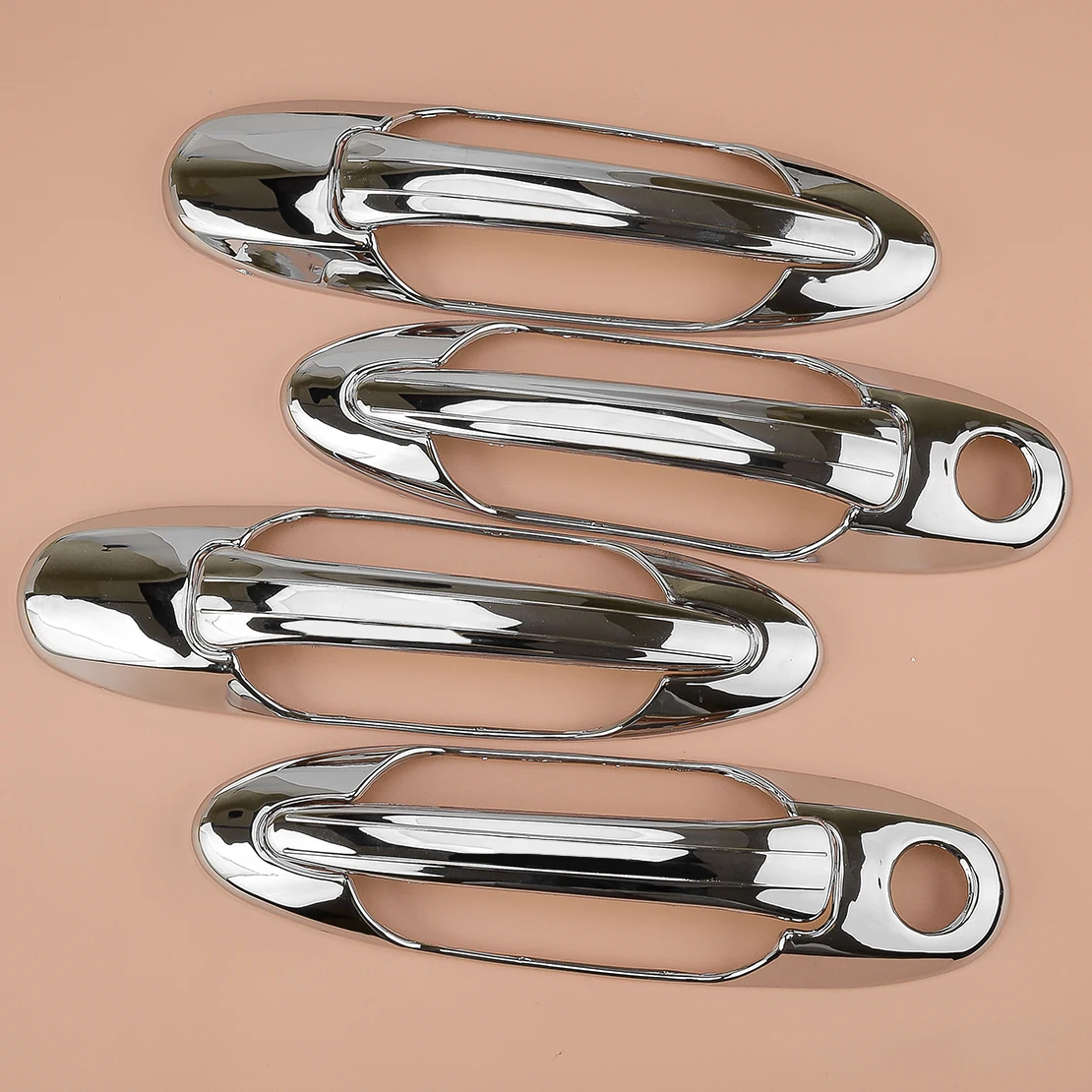 

1 комплект, хромированная накладка на внешнюю дверную ручку из АБС-пластика, подходит для Toyota Sequoia Tundra Lexus LX470 2005 2006 2007