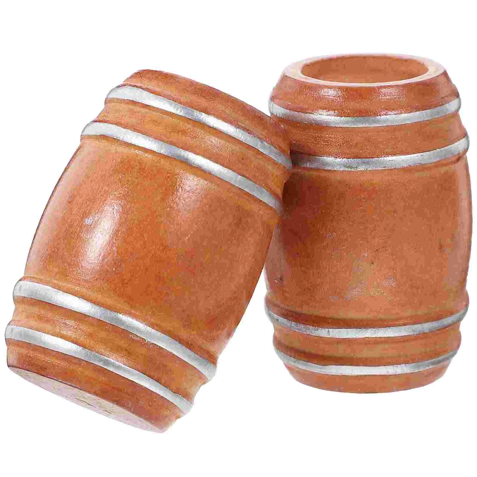 

House Beer Barrel Model Mini Scene Decor Adornment Dining Table Decoration