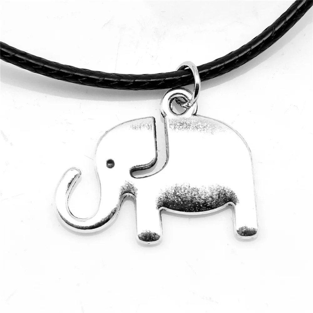 Ожерелье Дружбы со слонами 1 шт. модное Ювелирное Украшение 17x22 мм