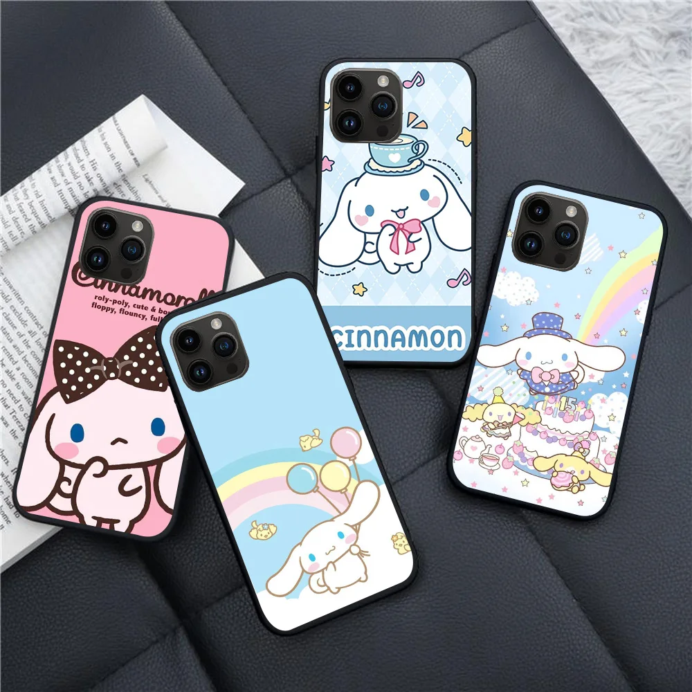 Черный чехол B-58 Cinnamoroll для Samsung Note 9 M12 J6 M02 S25 J2 J4 M22 J5 Core J8 J7 M11 Prime Plus