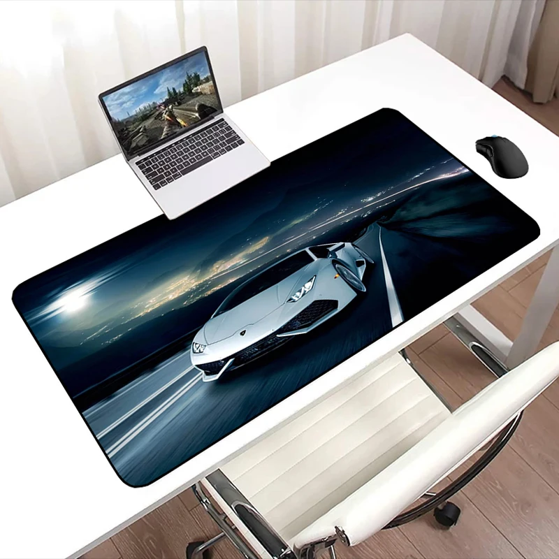 

Игровой коврик для клавиатуры L-Lamborghini, нескользящий коврик, коврики для мыши, коврик для настольного компьютера, аксессуары для игрового ка...